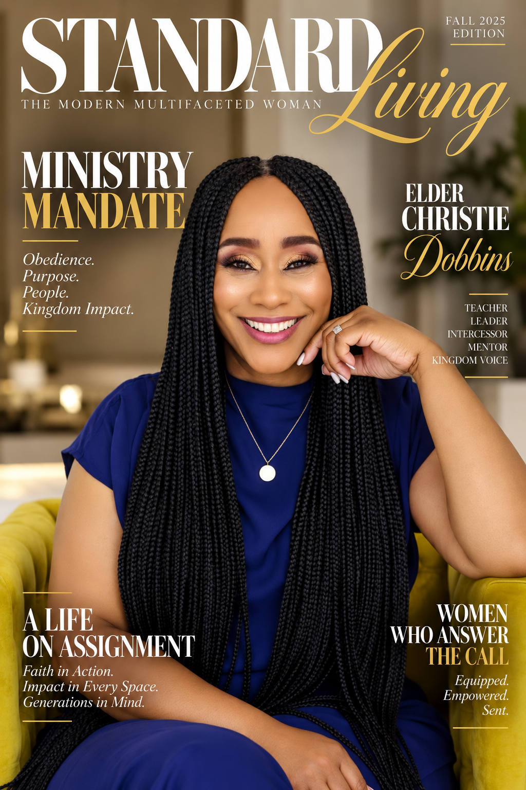 Standard Living cover — Elder Christie Dobbins